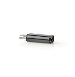 Nedis Adaptateur USB 2.0 USB-C Mâle vers Micro-B Femelle 480 Mbps Noir