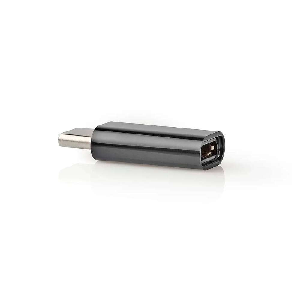 Nedis Adaptateur USB 2.0 USB-C Mâle vers Micro-B Femelle 480 Mbps Noir — image 5