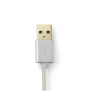 Nedis Câble 3-en-1 USB vers micro-USB, USB-C, Lightning - 1 m