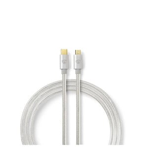 Nedis Câble USB Type-C mâle vers Micro-USB Type...
