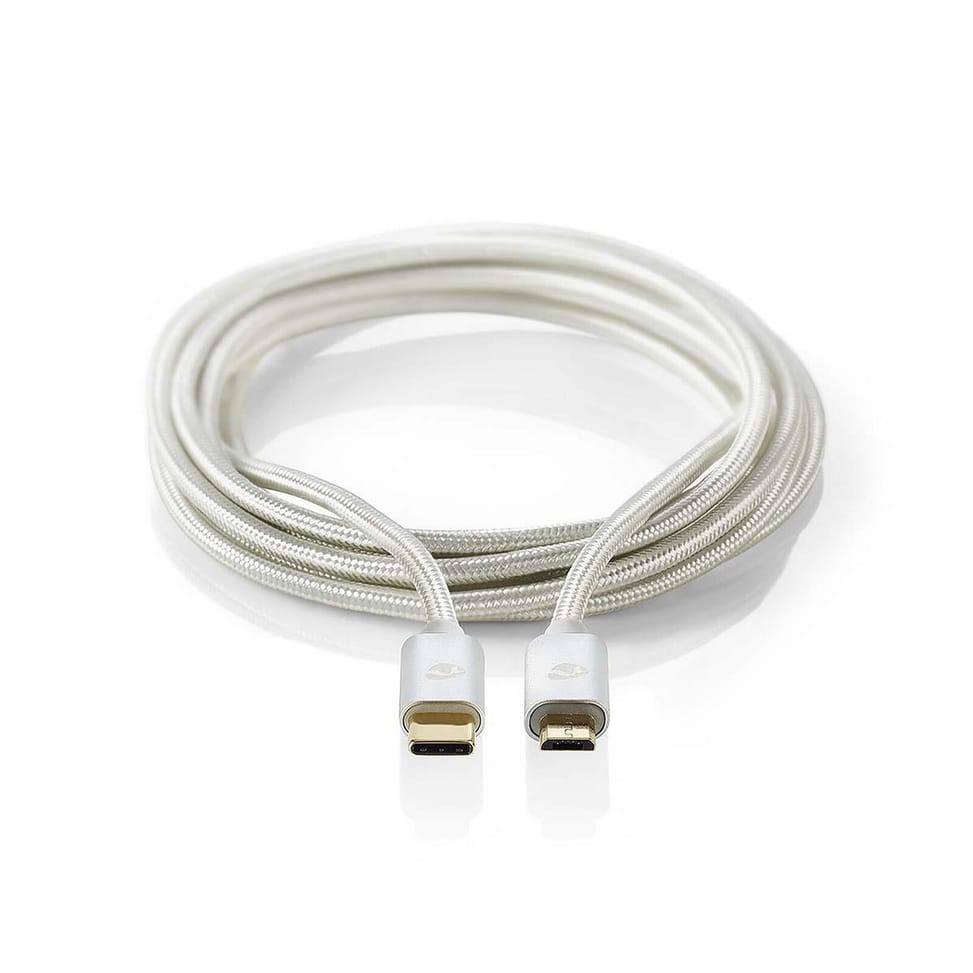 Nedis Câble USB Type-C mâle vers Micro-USB Type B mâle - 2 m — image 2