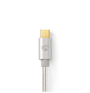 Nedis Câble USB Type-C mâle vers Micro-USB Type B mâle - 2 m