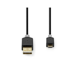 Nedis Câble USB-A vers micro-USB-B - 1 m