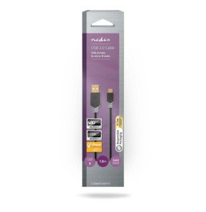 Nedis Câble USB-A vers micro-USB-B - 1 m