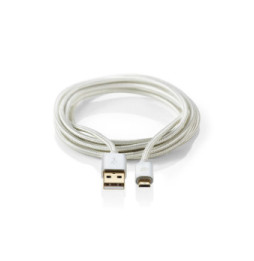 Nedis Câble USB-A vers micro-USB-B - 3 m