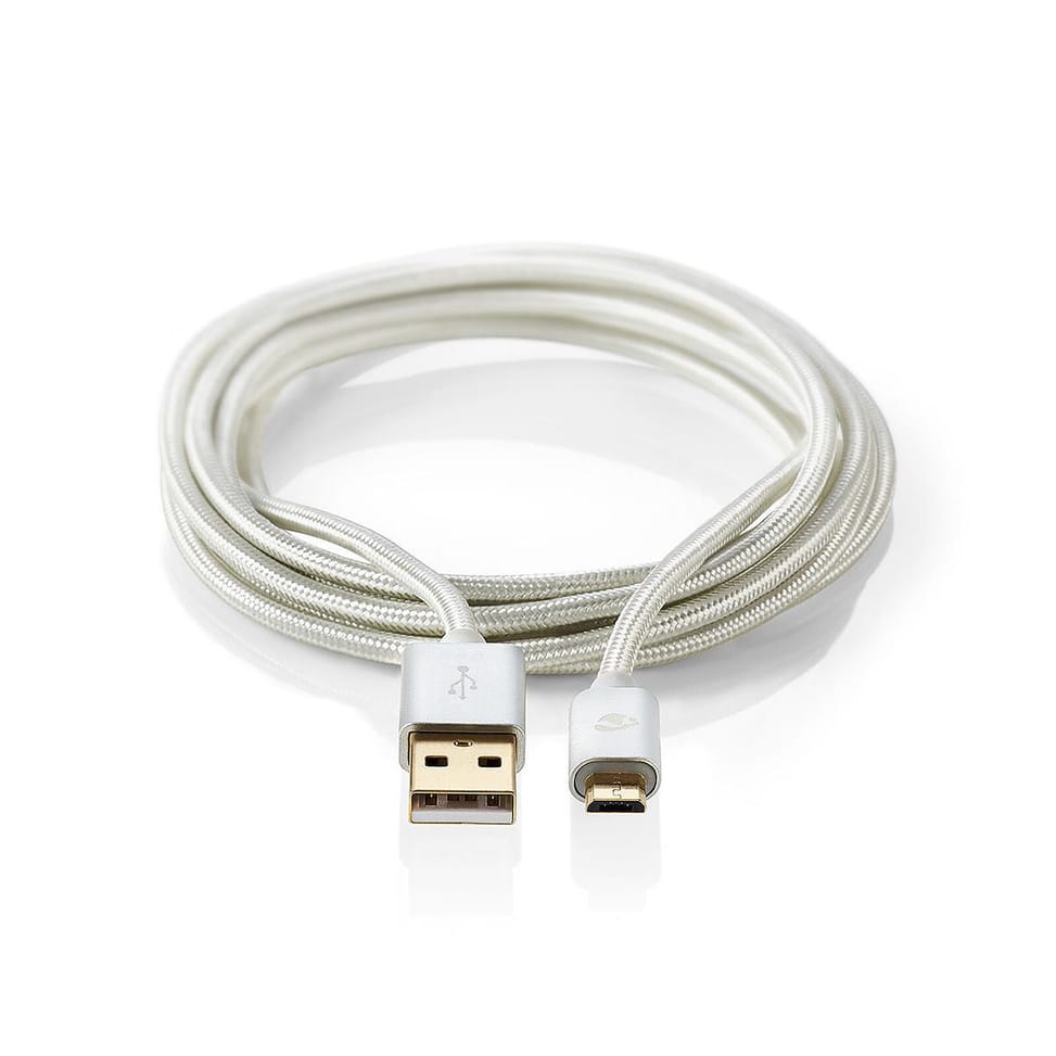 Nedis Câble USB-A vers micro-USB-B - 3 m — image 2