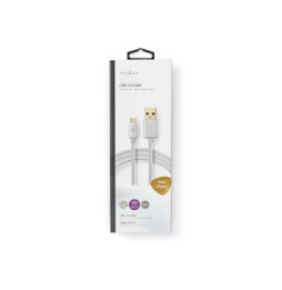 Nedis Câble USB-A vers micro-USB-B - 3 m