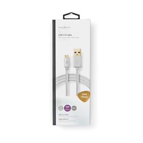 Nedis Câble USB-A vers micro-USB-B - 3 m — image 5