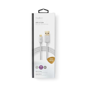 Nedis Câble USB-A vers micro-USB-B - 3 m