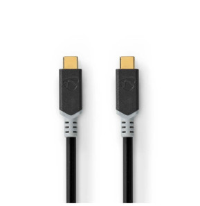 Nedis Câble USB-C Mâle vers USB-C Mâle 100W 20...