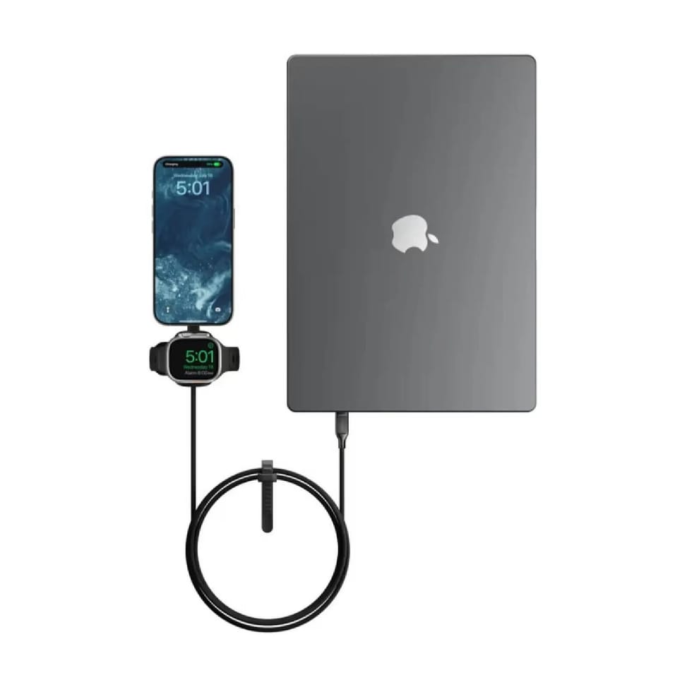 Nomad Câble USB-C pour Apple Watch 1,5m Universel Noir — image 3