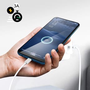 Oppo Câble Oppo USB vers USB-C Original Charge Rapide 3A et Sécurisée Blanc — image 3