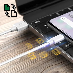 Oppo Câble Oppo USB vers USB-C Original Charge Rapide 3A et Sécurisée Blanc — image 4