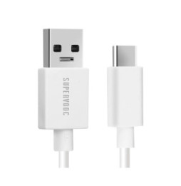 Oppo Câble USB vers USB-C SuperVOOC 65W, officiel - Blanc 1m