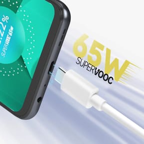 Oppo Câble USB vers USB-C SuperVOOC 65W, officiel - Blanc 1m — image 4