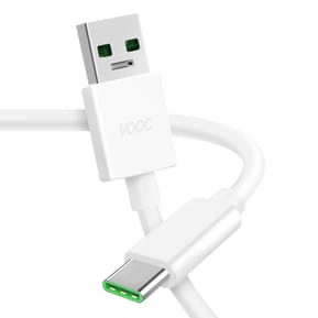 Oppo Câble USB vers USB-C VOOC 65W, officiel DL129 - Blanc 1m