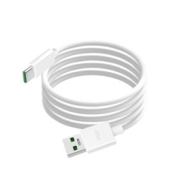 Oppo Câble USB vers USB-C VOOC 65W, officiel DL129 - Blanc 1m