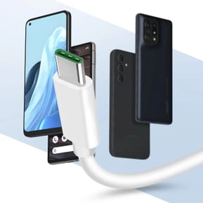 Oppo Câble USB vers USB-C VOOC 65W, officiel DL129 - Blanc 1m — image 3