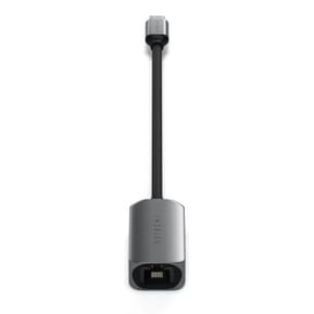 Satechi Adaptateur USB-C vers Ethernet 2.5 Gigabit en Nylon Tressé Gris