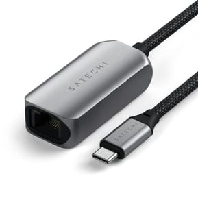 Satechi Adaptateur USB-C vers Ethernet 2.5 Gigabit en Nylon Tressé Gris — image 3