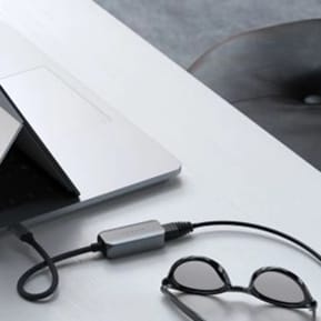Satechi Adaptateur USB-C vers Ethernet 2.5 Gigabit en Nylon Tressé Gris — image 4