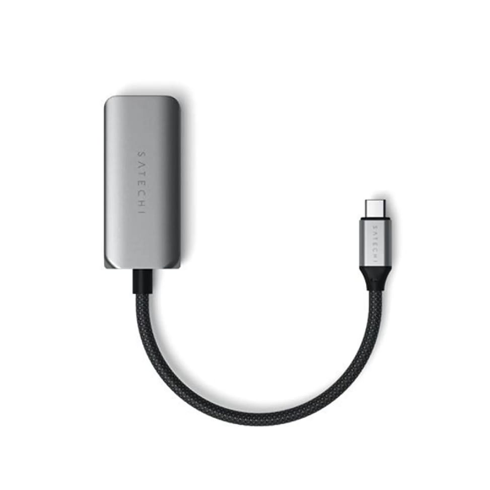 Satechi Adaptateur USB-C vers HDMI 2.1 8K en Nylon Tressé Gris — image 2
