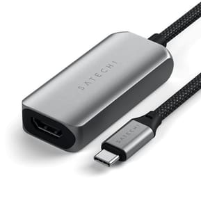 Satechi Adaptateur USB-C vers HDMI 2.1 8K en Nylon Tressé Gris — image 3