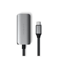 Satechi Adaptateur USB-C vers HDMI 2.1 8K en Nylon Tressé Gris