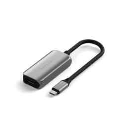 Satechi Adaptateur USB-C vers HDMI 2.1 8K en Nylon Tressé Gris