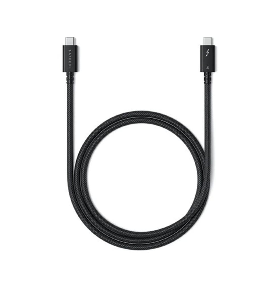 Satechi Câble de Charge et de Transfert Thunderbolt 4 Pro USB-C / USB-C 240W 1m Noir