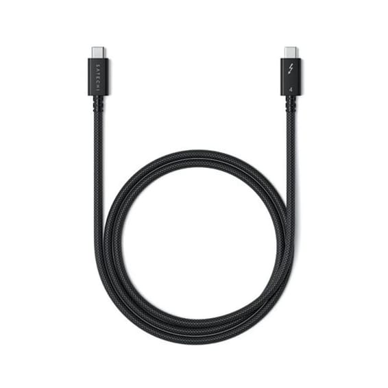 Satechi Câble de Charge et de Transfert Thunderbolt 4 Pro USB-C / USB-C 240W 1m Noir