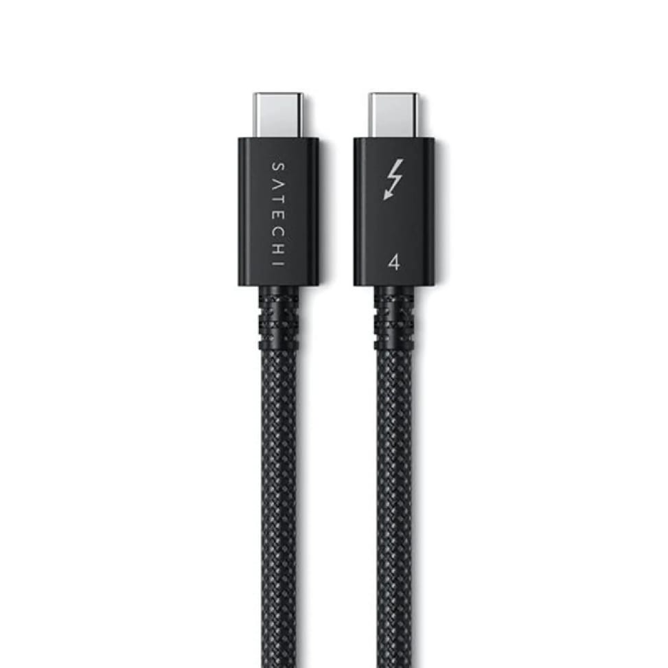 Satechi Câble de Charge et de Transfert Thunderbolt 4 Pro USB-C / USB-C 240W 1m Noir — image 2
