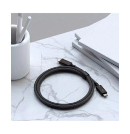 Satechi Câble de Charge et de Transfert Thunderbolt 4 Pro USB-C / USB-C 240W 1m Noir