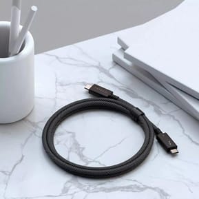 Satechi Câble de Charge et de Transfert Thunderbolt 4 Pro USB-C / USB-C 240W 1m Noir — image 5