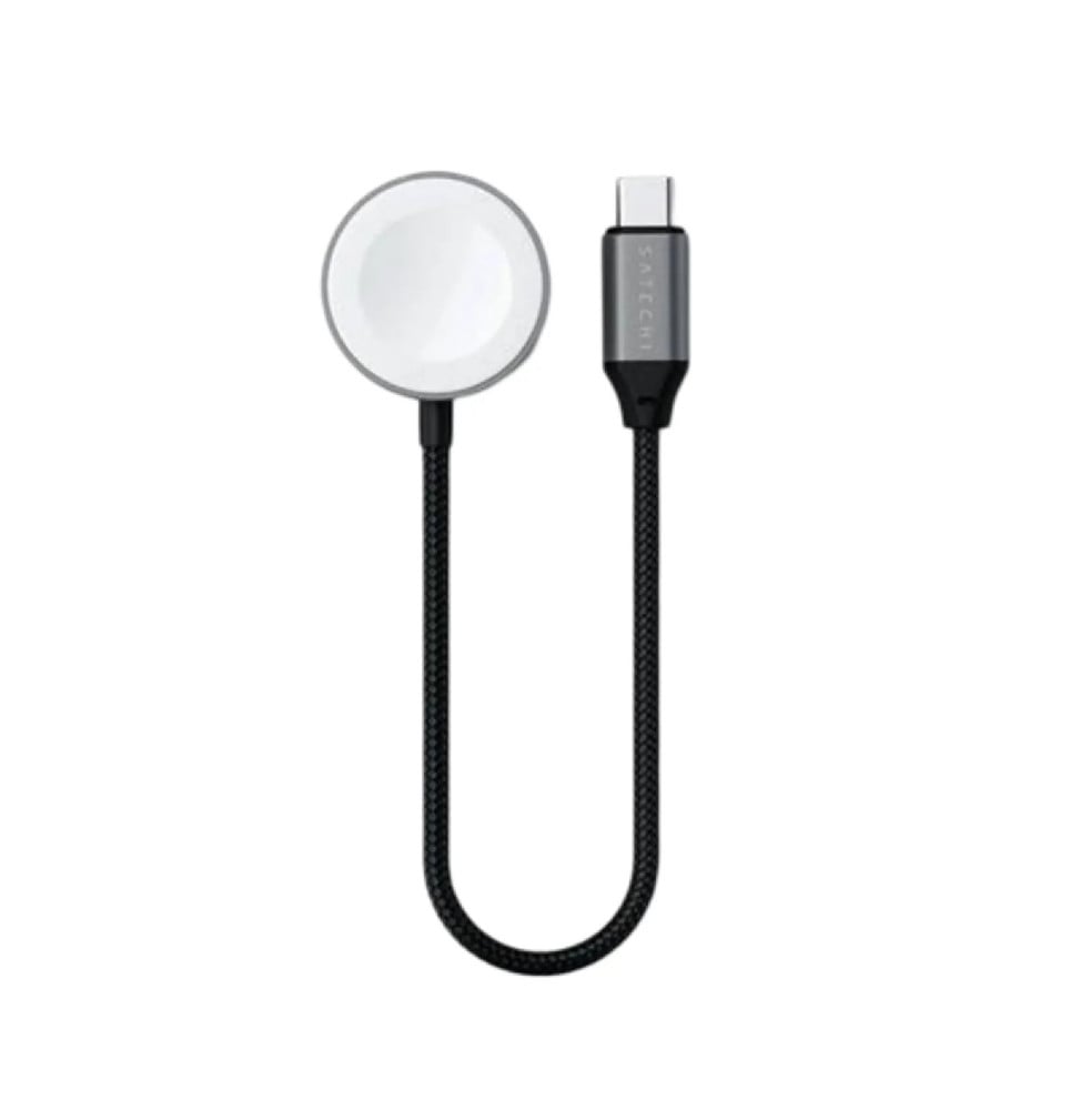 Satechi Câble de Charge pour Apple Watch Magnétique MFi FastCharging Gris