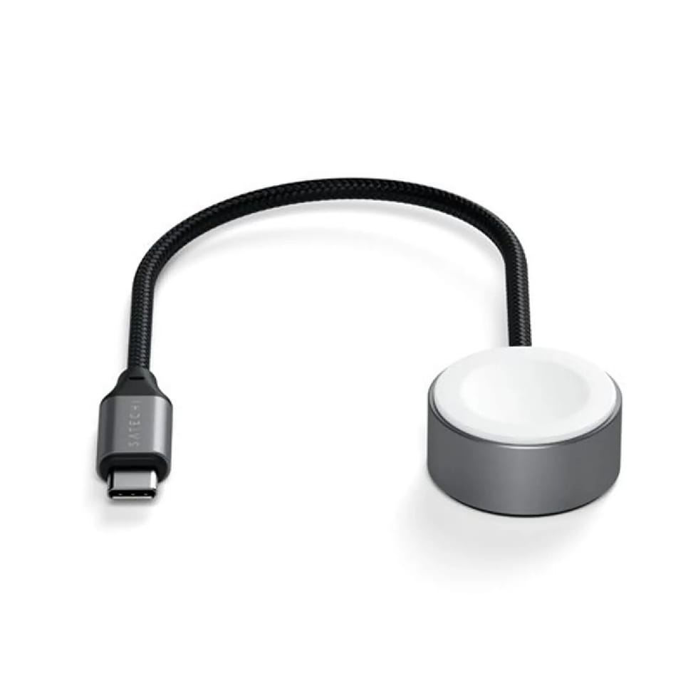 Satechi Câble de Charge pour Apple Watch Magnétique MFi FastCharging Gris — image 3