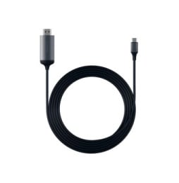Satechi Câble USB C vers HDMI Résolution 4K 60Hz Longueur 175cm Gris sidéral