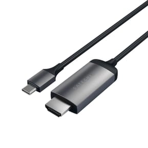 Satechi Câble USB C vers HDMI Résolution 4K 60Hz Longueur 175cm Gris sidéral — image 2
