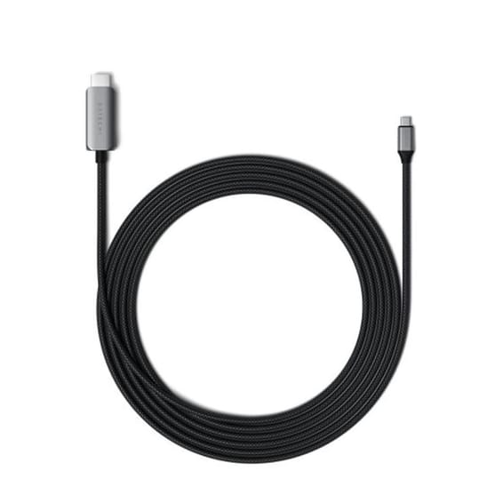 Satechi Câble USB-C vers HDMI 2.1 8K 2 mètres en Nylon Tressé Noir