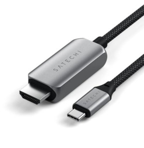 Satechi Câble USB-C vers HDMI 2.1 8K 2 mètres en Nylon Tressé Noir