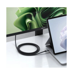 Satechi Câble USB-C vers HDMI 2.1 8K 2 mètres en Nylon Tressé Noir