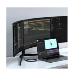 Satechi Câble USB-C vers HDMI 2.1 8K 2 mètres en Nylon Tressé Noir