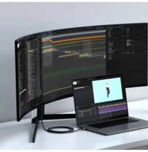 Satechi Câble USB-C vers HDMI 2.1 8K 2 mètres en Nylon Tressé Noir
