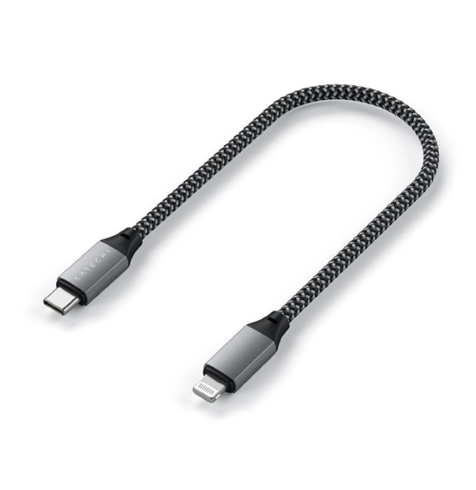 Satechi Câble USB-C vers Lightning 25 cm Gris