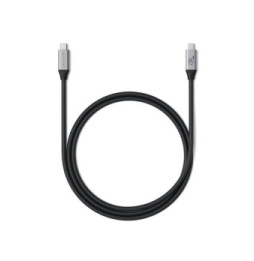 Satechi Câble USB4 Pro USB-C 240W 1.2m en Nylon Tressé Noir