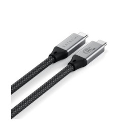 Satechi Câble USB4 Pro USB-C 240W 1.2m en Nylon Tressé Noir