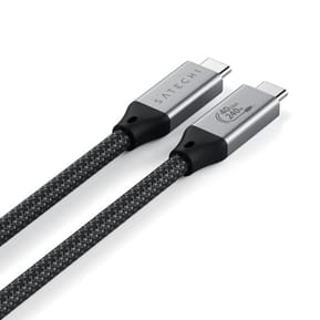 Satechi Câble USB4 Pro USB-C 240W 1.2m en Nylon Tressé Noir — image 2