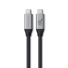Satechi Câble USB4 Pro USB-C 240W 1.2m en Nylon Tressé Noir — image 3