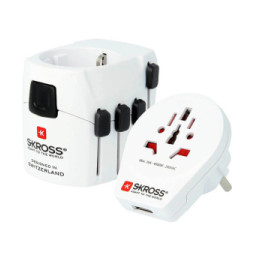 Skross - Adaptateur Monde Prise Secteur Pro World Usb Skross