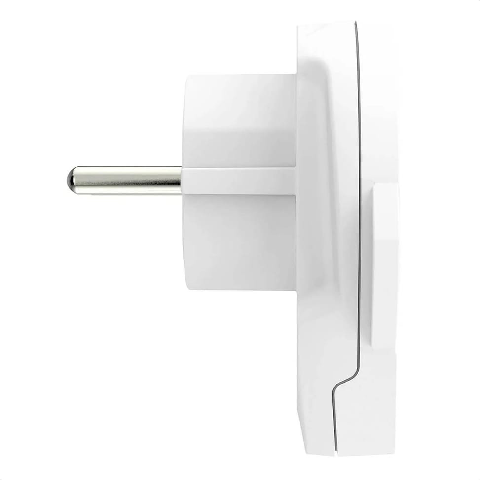 Skross - Adaptateur Secteur Skross Monde À Europe 1 Port Usb Blanc — image 3